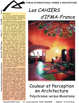 Cahier n°4 de la revue d'IFMA-France