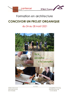 Programme formation architecture organique - été 2021